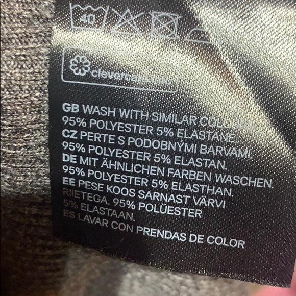 H&M gray mock neck long sleeve top - Picture 6 of 6